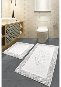 Fürdőszobaszőnyeg Szett (2 db) Piante - Ecru