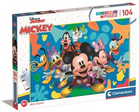 Disney Mickey Splash 104 db-os puzzle Clementoni