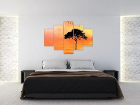 Kép egy fáról naplementekor (150x105 cm)