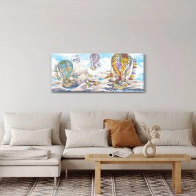 Kép - Expedíció a felhőkben (120x50 cm)