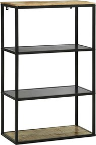 vidaXL Könyvszekrény 70 x 35 x 110 cm Tömör mangófa