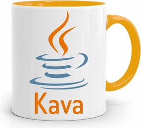Java Kava Programozó Sárga Informatikai Bögre fényképes nyomtatással