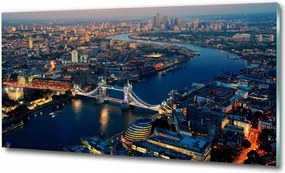 Fotó üvegkép Eiffel-torony Párizs 125x50