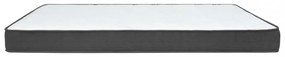 sötétszürke rugós szövetágy 80 x 200 cm
