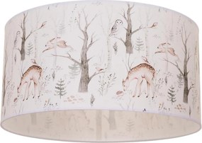 Gyermek mennyezeti lámpa KIDS ROOM 1x E27/60W/230V, átmérő 40 cm, állatfigurás