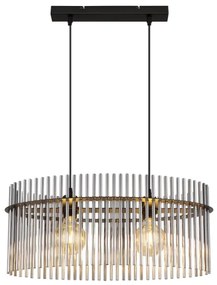 Globo 15698H3 - Csillár zsinóron GORLEY 2xE27/60W/230V fekete