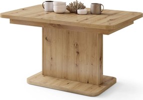 Mazzoni ASTON MINI-Z Artisan Tölgy - MODERN NYITHATÓ EMELHETŐ DOHÁNYZÓASZTAL ÉTKEZŐASZTAL ÁTALAKÍTHATÓ ASZTAL