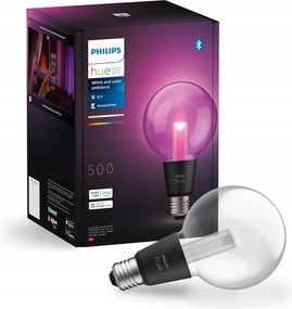 Led izzó E27 6.8W Filament Smart White and Color Ambiance Philips Hue