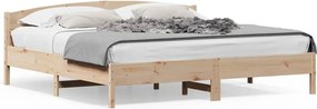 vidaXL tömör fenyőfa ágy matrac nélkül 200 x 200 cm