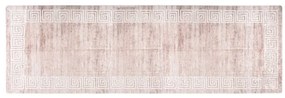 bézs csúszásmentes mosható szőnyeg 80 x 300 cm