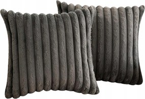 Párnahuzat Szett 50x50CM – Puha Dekoratív, Puha, Párnahuzat Szürke