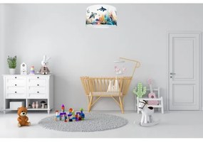 Gyerek mennyezeti lámpa OCEAN 1xE27/60W/230V