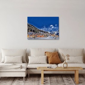 Kép - Hegyi város (70x50 cm)