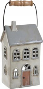 Kerámia házikó teamécsestartóval