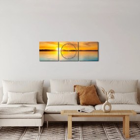 Napkelte képe (órával) (90x30 cm)