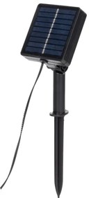 Aigostar - LED napelemes lánc 110 LED/4m IP65 300 mAh meleg fehér eukaliptusz