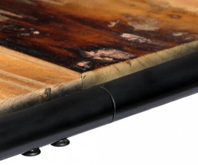 tömör újrahasznosított fa étkezőasztal 118 x 60 x 76 cm