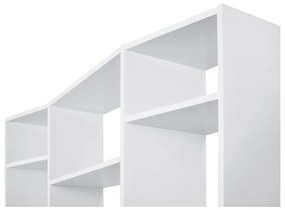 Fehér könyvespolc 144x224 cm Valsa – TemaHome