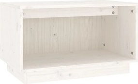 vidaXL fehér tömör fenyőfa TV-szekrény 60x35x35 cm