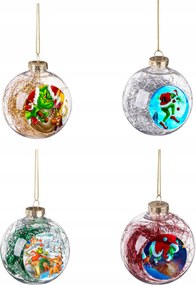 Grincs motívumos gömb szett Különböző minták!! karácsonyi ajándék