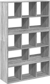 vidaXL szürke sonoma színű szerelt fa könyvespolc 100 x 33 x 156,5 cm