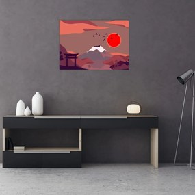 Kép - Fuji hegység (70x50 cm)