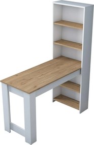 Halon White and Walnut íróasztal