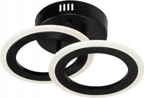 Kompakt modern plafon fekete szemekkel, extra konyhai világítás