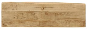tömör mangófa konzolasztal természetes éllel 105 x 33 x 76 cm