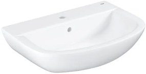 Mosdó Grohe Bau Ceramic 60,9x44,2 cm fehér színben fényes felülettel középső nyílással 39421000