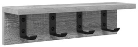 Fali Kabáthorog Szürke sonoma 40 x 10.5 x 10.5 cm Faanyag