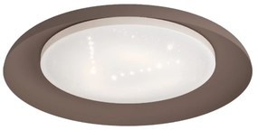 Eglo 99704 Penjamo mennyezeti lámpa, csillogós, barna, 2010 lm, 3000K melegfehér, beépített LED, 17,1W, IP20