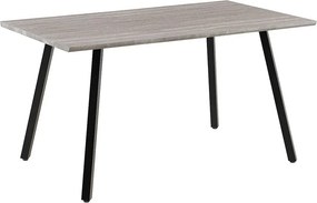 Catini LANDON Étkezőgarnitúra 6x szék + asztal, szürke/sötétszürke