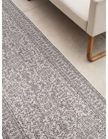 Szürke-elefántcsont színű kültéri-beltéri futószőnyeg 80x250 cm Duet Kona – NORTHRUGS