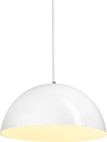 RENDL MONROE 40 függőlámpa csillogó fehér/fehér 230V LED E27 30W