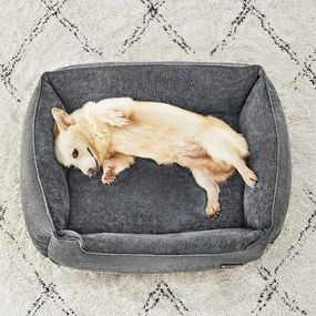 Kutyafekhely, kisállatágy, l-es méret, világosszürke feandrea