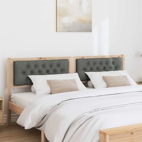 Fejtámla Egyéb barna és sötétszürke 160 cm Tömör fenyőfa