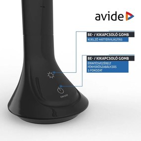 Fekete Színű ÍRÓASZTALI LÁMPA 5W 280Lm IP20