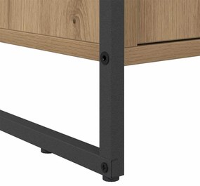 Cipőszekrény tárolóval Művészi tölgy 79 x 36 x 100 cm Faanyag