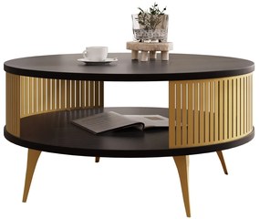 Dohányzóasztal Mezanoa Gold (arany + matt fekete) . 1103728
