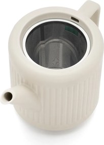 Fehér porcelán teáskanna szűrővel 1,2 l Skagen – Bredemeijer
