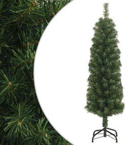 vidaXL zöld PVC vékony műkarácsonyfa állvánnyal 120 cm