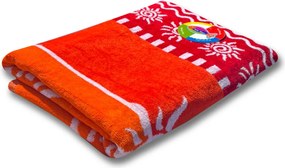 Stromboli narancs strandtörölköző