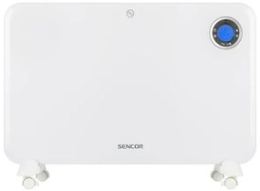 Sencor - Konvektor LCD-kijelzővel és termosztáttal 750W/1500W/230V IP24
