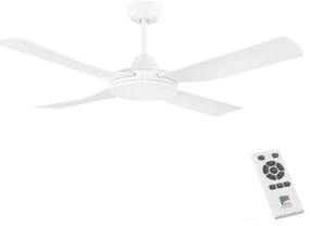 Eglo 35088 - BONDI mennyezeti ventilátor 52W/230V, fehér, távirányítóval