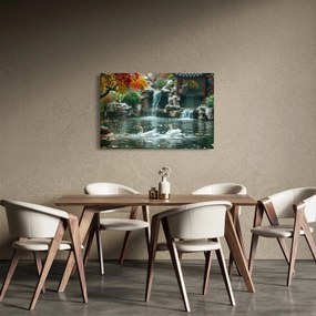Kép - Ázsiai tó (90x60 cm)