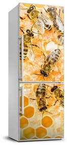 Hűtőre ragasztható matrica Dolgozó méhek FridgeStick-70x190-f-74378590