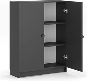Könyvespolc, antracit, 80 cm – Bili3