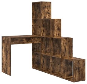 Sarokíróasztal Füstölt tölgy 101,5 x 149,5 x 149,5 cm Faanyag