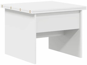 vidaXL Dohányzóasztal Fehér 55 x 54,5 x 45 cm Faanyag